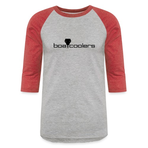 BOA COOLERS LOGO - Unisex Baseball T-Shirt