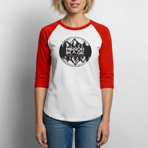 Mirroratwoods FINAL transparent - Unisex Baseball T-Shirt