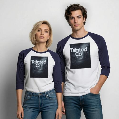 Tainted Co Town - Unisex Baseball T-Shirt