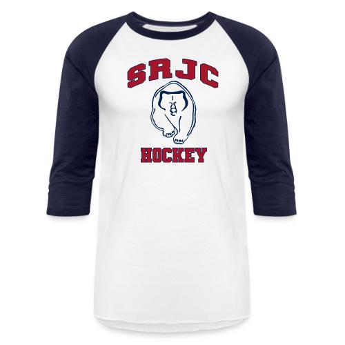 SRJC Hockey Classic Navy Stroke 2.0 - Unisex Baseball T-Shirt