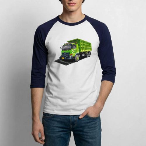 Dump Truck Kenworth - Unisex Baseball T-Shirt