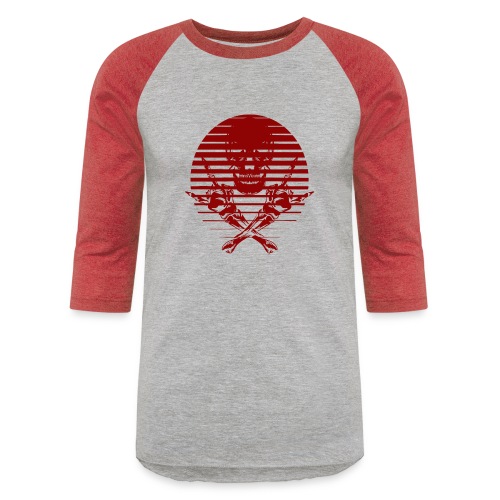 skull - Unisex Baseball T-Shirt