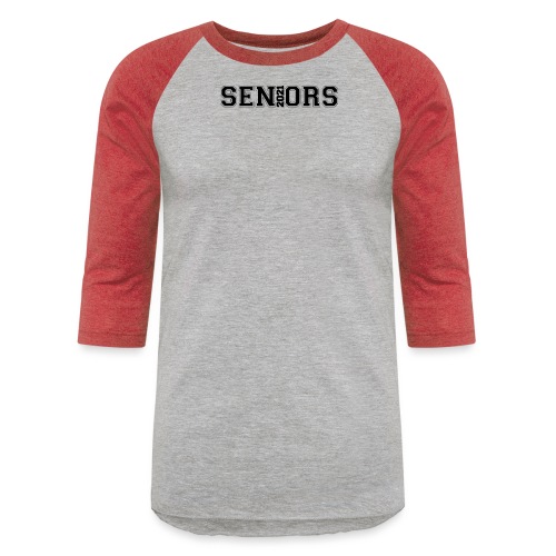 Seniors 2021design logo - Unisex Baseball T-Shirt