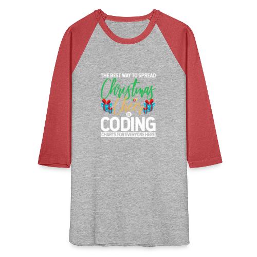Christmas Cheer Medical Coding - Unisex Baseball T-Shirt