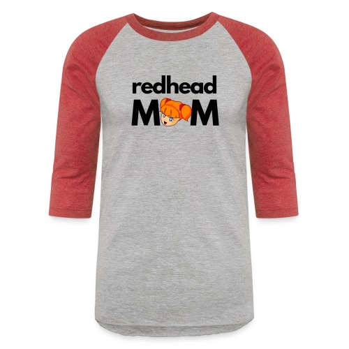redhead mom - Unisex Baseball T-Shirt