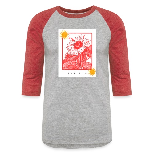 The Sun Tarot - Unisex Baseball T-Shirt