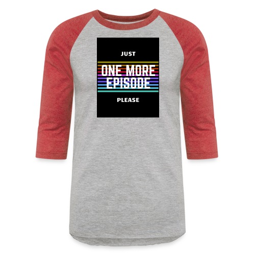Colorful Lines TV Pop Culture - Unisex Baseball T-Shirt