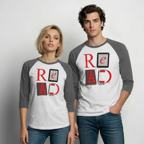 READ Your Way - Unisex Baseball T-Shirt