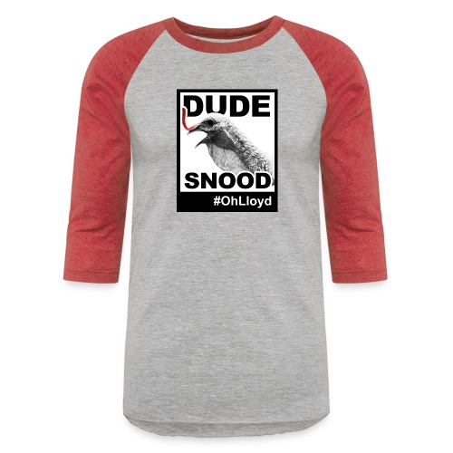 The Dude Snood - Unisex Baseball T-Shirt