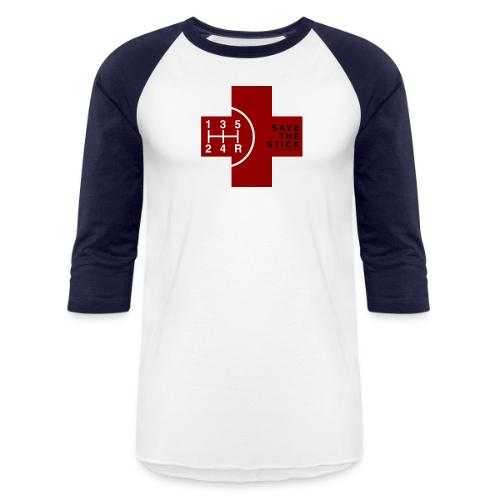 Save the Stick - Red Cross - 5 Speed - Unisex Baseball T-Shirt