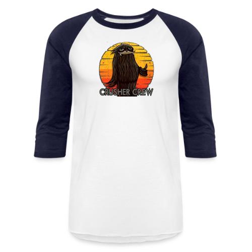 Crusher Crew Cryptid Sunset - Unisex Baseball T-Shirt