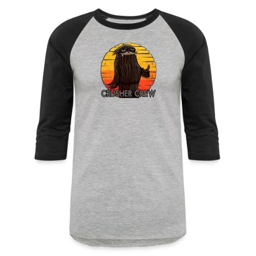 Crusher Crew Cryptid Sunset - Unisex Baseball T-Shirt