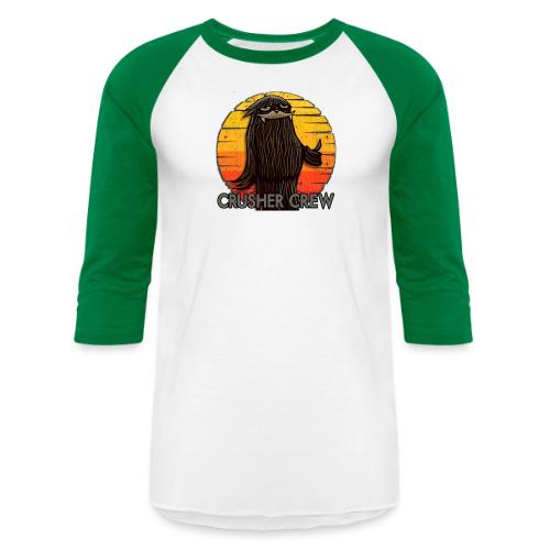 Crusher Crew Cryptid Sunset - Unisex Baseball T-Shirt