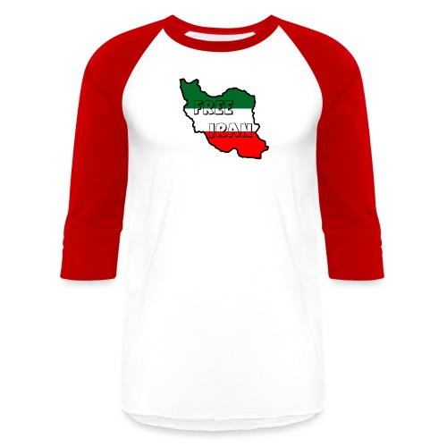 Free Iran - Unisex Baseball T-Shirt