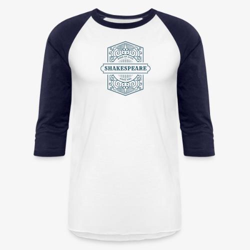 Art Deco Shakespeare - Unisex Baseball T-Shirt