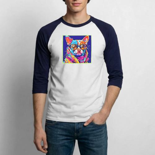 Pawsitively Perfect: Top Dog Artwork - Unisex Baseball T-Shirt
