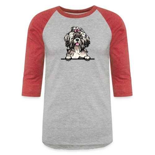 Animal Dog Shih Tzu - Unisex Baseball T-Shirt