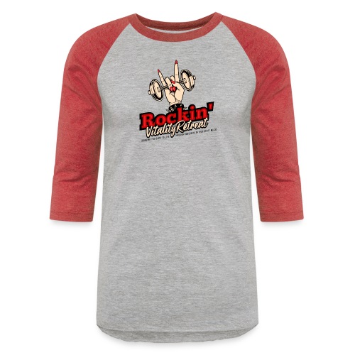 Rockin Vitality Retreat - Unisex Baseball T-Shirt