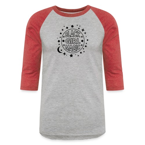 Black girl magic - Unisex Baseball T-Shirt
