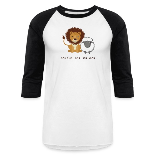 The Lion and the Lamb Shirt - Unisex Baseball T-Shirt