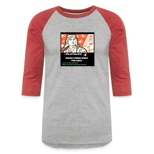 #pilotslife SWAG#4 - Unisex Baseball T-Shirt