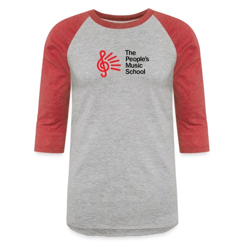 TPMS logo Red Black 2 1 - Unisex Baseball T-Shirt