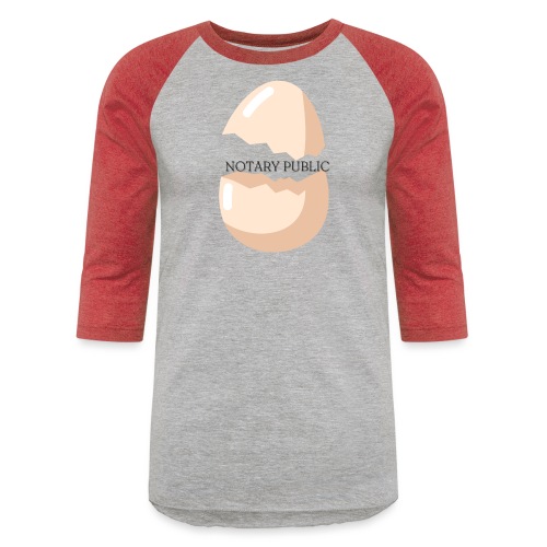Easter Egg Notary - Unisex Baseball T-Shirt