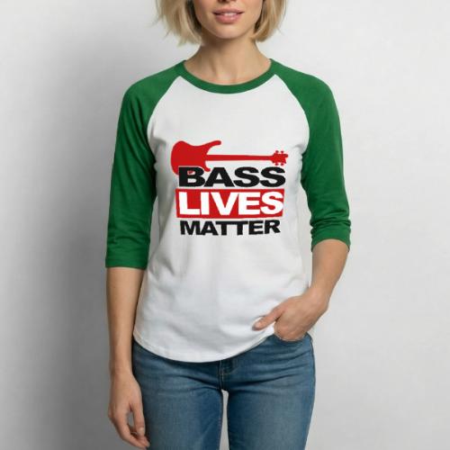 BASS LIVES MATTER - Unisex Baseball T-Shirt