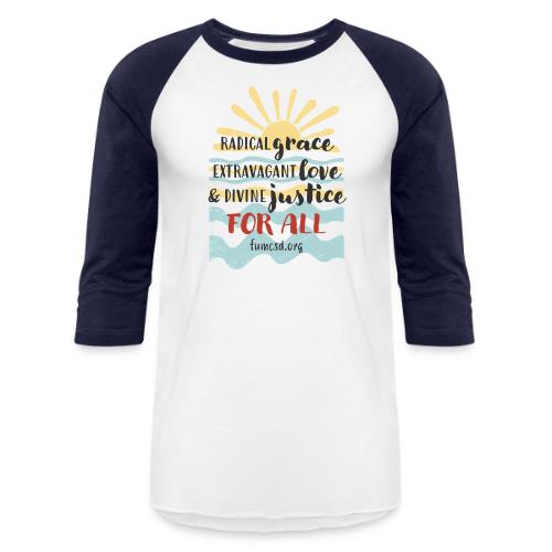 Beachy FUMCSD - Unisex Baseball T-Shirt