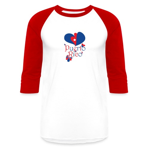 Love Puerto Rico - Unisex Baseball T-Shirt