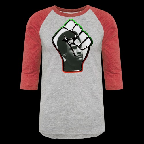 Huey Newton RBG Fist - Unisex Baseball T-Shirt