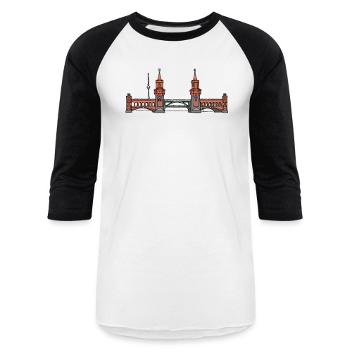 Oberbaum Bridge Berlin - Unisex Baseball T-Shirt