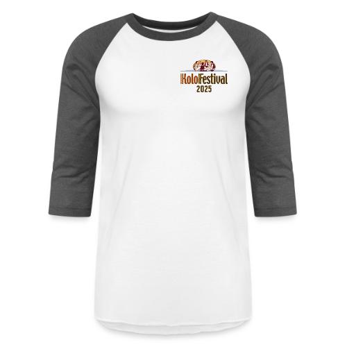 Kolo 2025 With Back (in blue) - Unisex Baseball T-Shirt