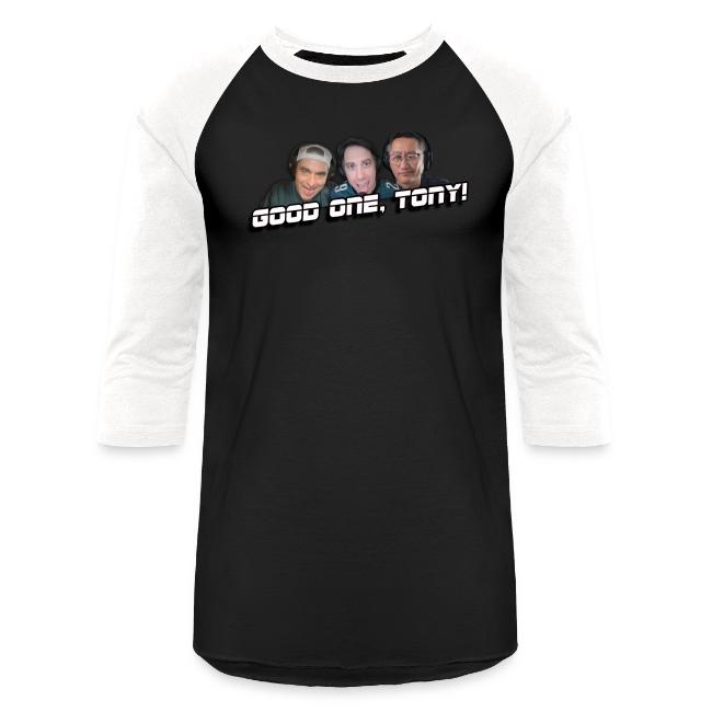 GOOD ONE, TONY! (with Fusco Show back)