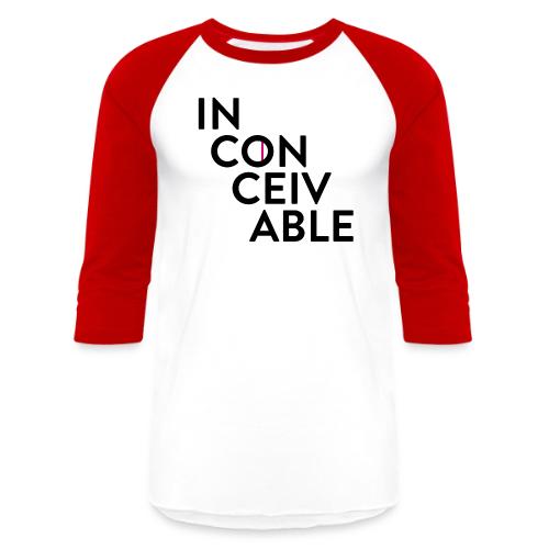 Inconceivable Slant - Unisex Baseball T-Shirt