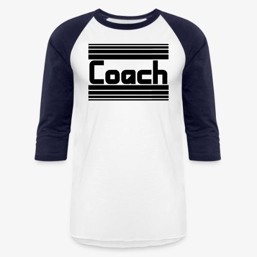 coach Bandwidth Black - Unisex Baseball T-Shirt