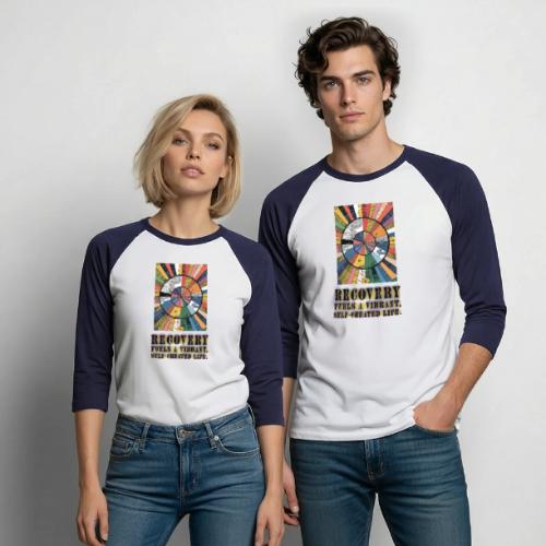Recovery Mantra for “The Art of Becoming” - Unisex Baseball T-Shirt