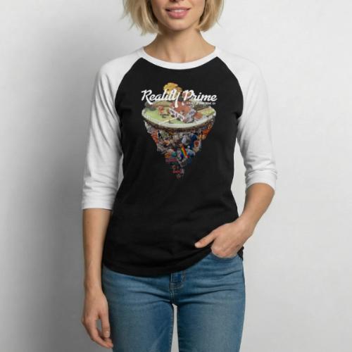 Reality Prime (On Color, Front Facing) - Unisex Baseball T-Shirt