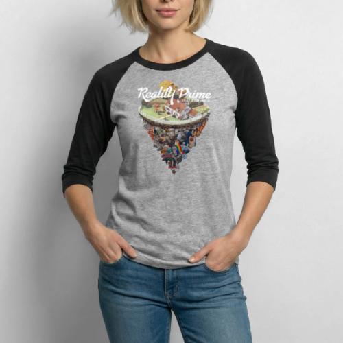 Reality Prime (On Color, Front Facing) - Unisex Baseball T-Shirt