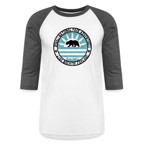 Denali National Park Adventures - Unisex Baseball T-Shirt