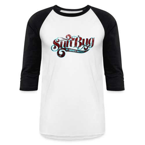 SunBug lettering logo - Unisex Baseball T-Shirt