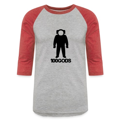 100GODS black logo - Unisex Baseball T-Shirt