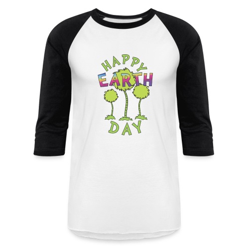 Happy Earth Day Suess Teacher - Unisex Baseball T-Shirt