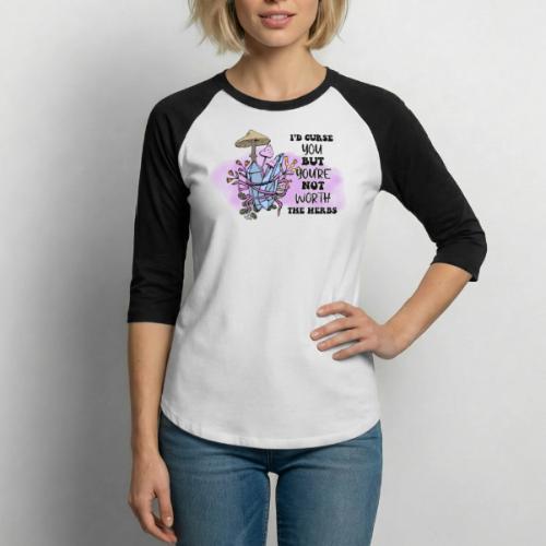 I'd Curse You, But... - Unisex Baseball T-Shirt