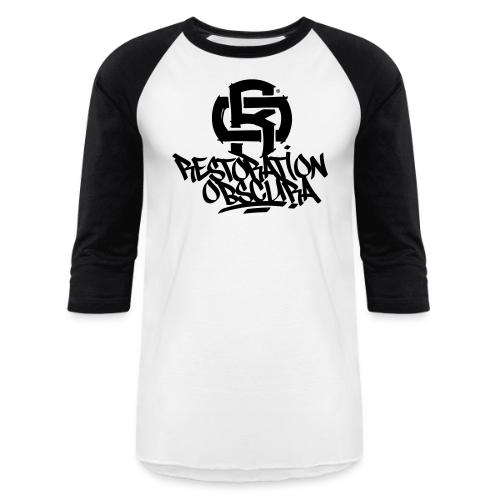 RO Fat Marker Logo - Unisex Baseball T-Shirt