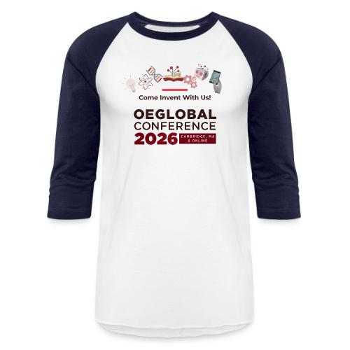 OEGlobal Conference 2026 Icons - Unisex Baseball T-Shirt