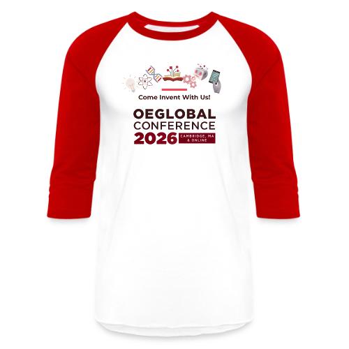 OEGlobal Conference 2026 Icons - Unisex Baseball T-Shirt