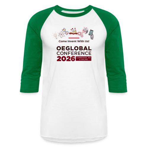 OEGlobal Conference 2026 Icons - Unisex Baseball T-Shirt