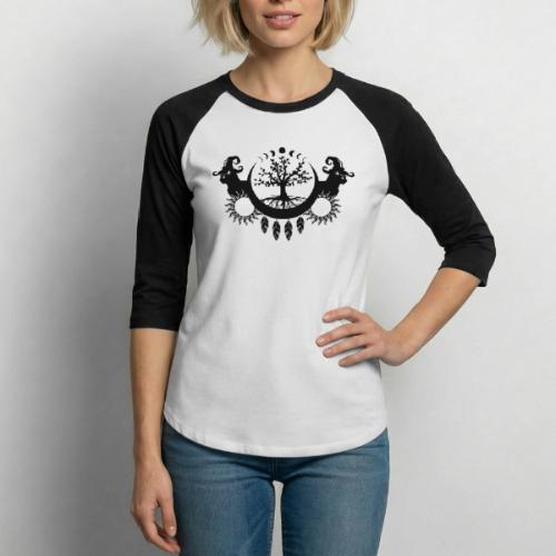 Witch's Tree of Life - Unisex Baseball T-Shirt
