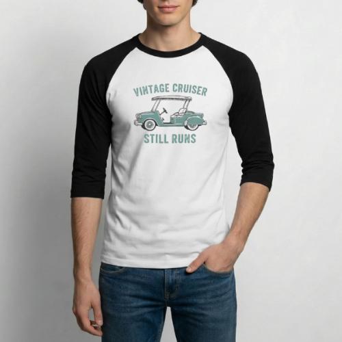 Vintage Cruiser Still Runs Graphic Tee t-Shirt - Unisex Baseball T-Shirt